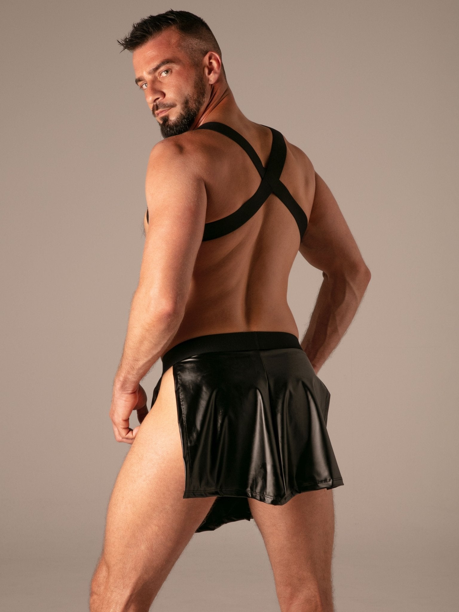 Master Zip Apron, Faltenrock & Front-Zip - Absolu Male - Shop Deutschland Noodosz