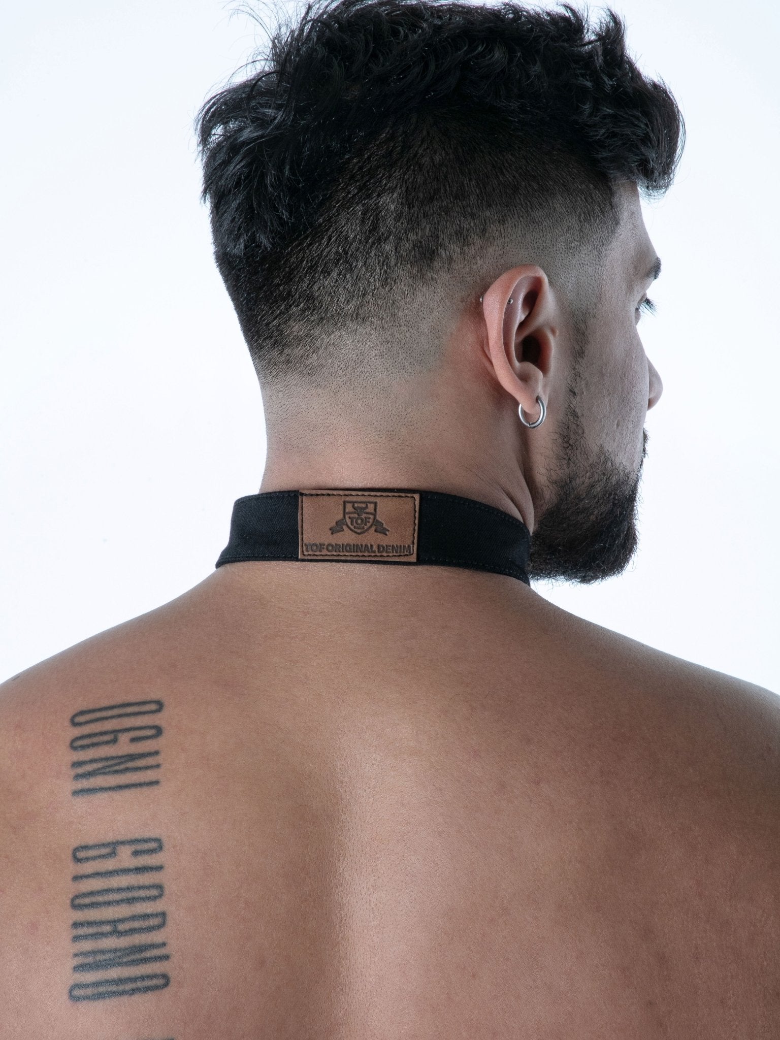Raw Denim Collar Black Raw Denim Collar Black - TOF Paris - Shop Deutschland Noodosz