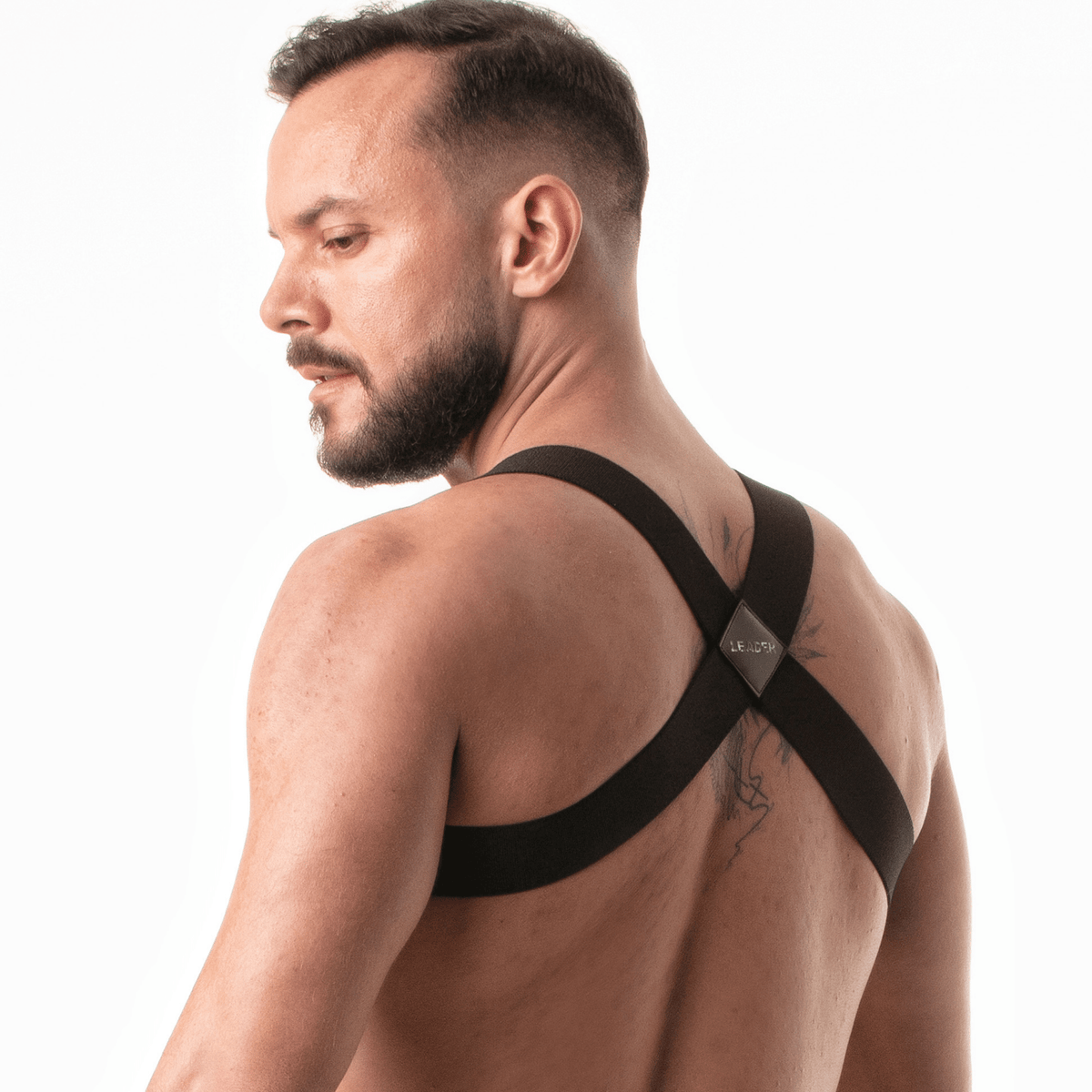 Klassisches Fetisch-Harness Schwarz-1
