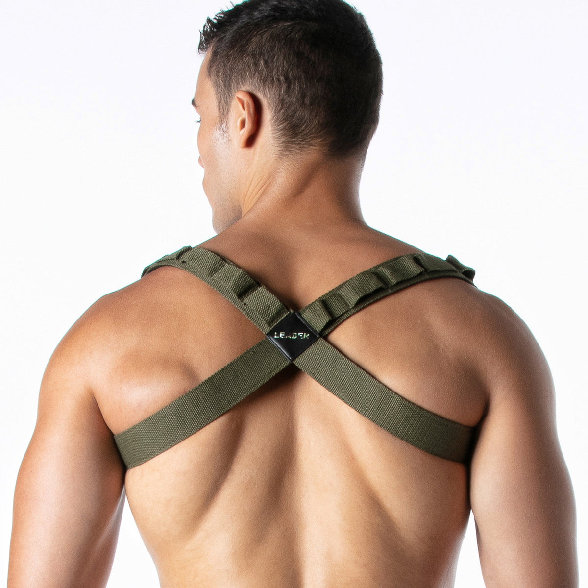 Combat Fetish-Harness Khaki-1