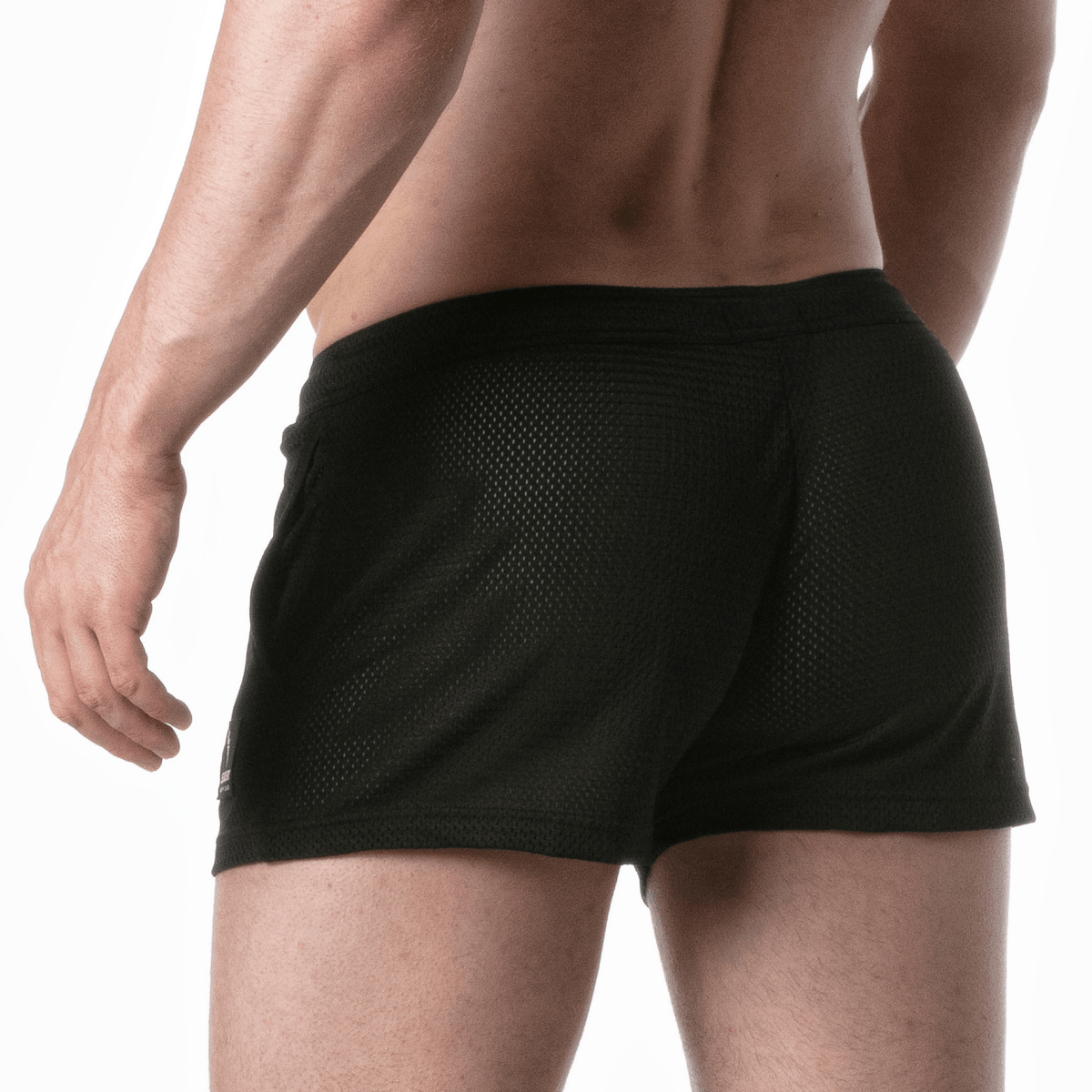 G.I. Booty Mesh-Shorts Schwarz-1