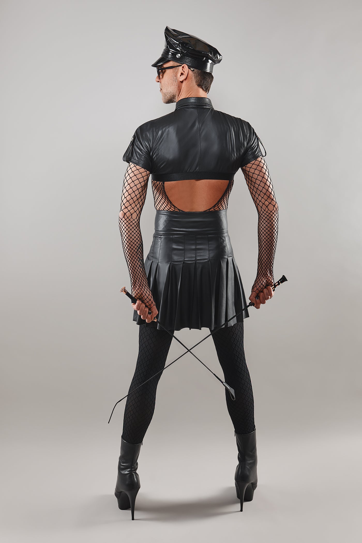 halblanger Rock BOJavier001 schwarz - 2XL - Regnes Fetish Planet - Shop Deutschland Noodosz