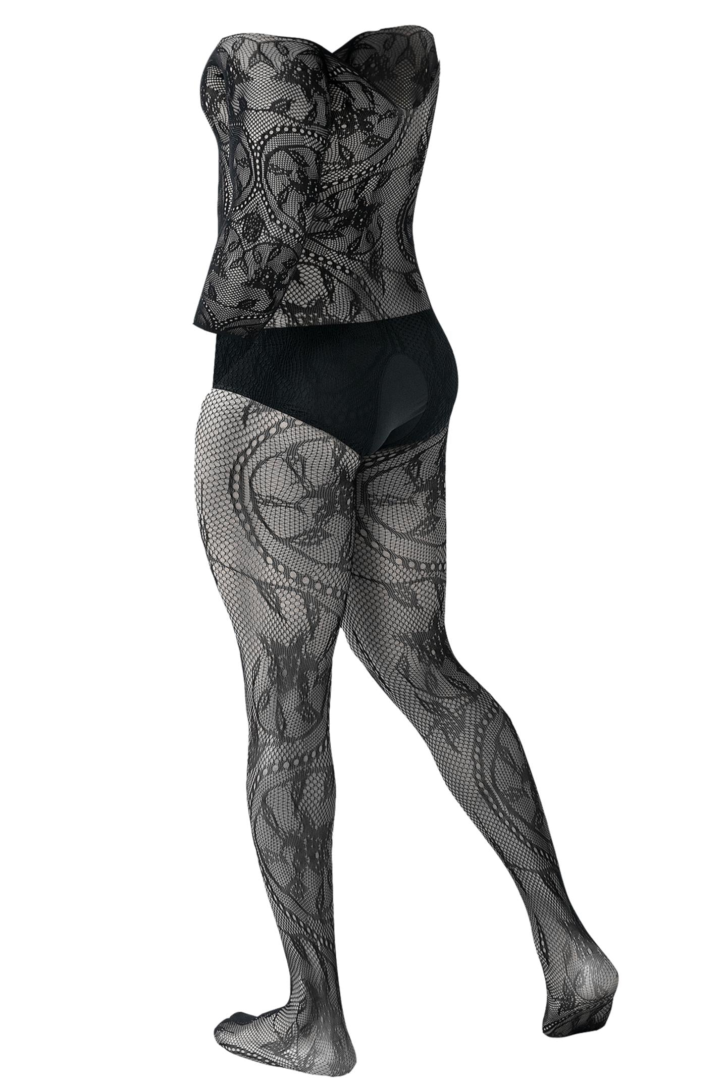 Herren Bodystocking ouvert RAV119 - L/XL-1
