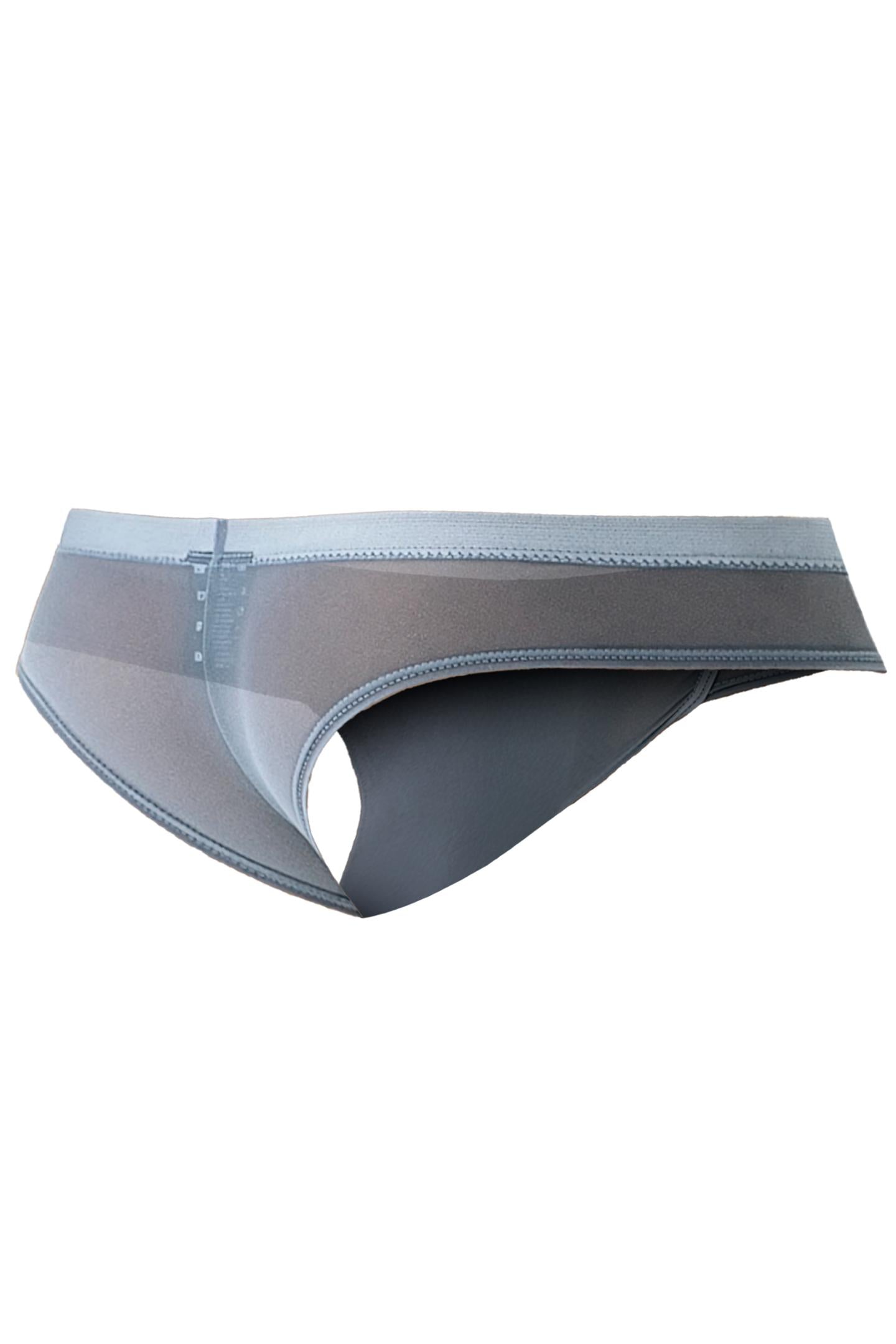 grauer Hybrid Cheeky Brief Netz C4MSPX22 - XL