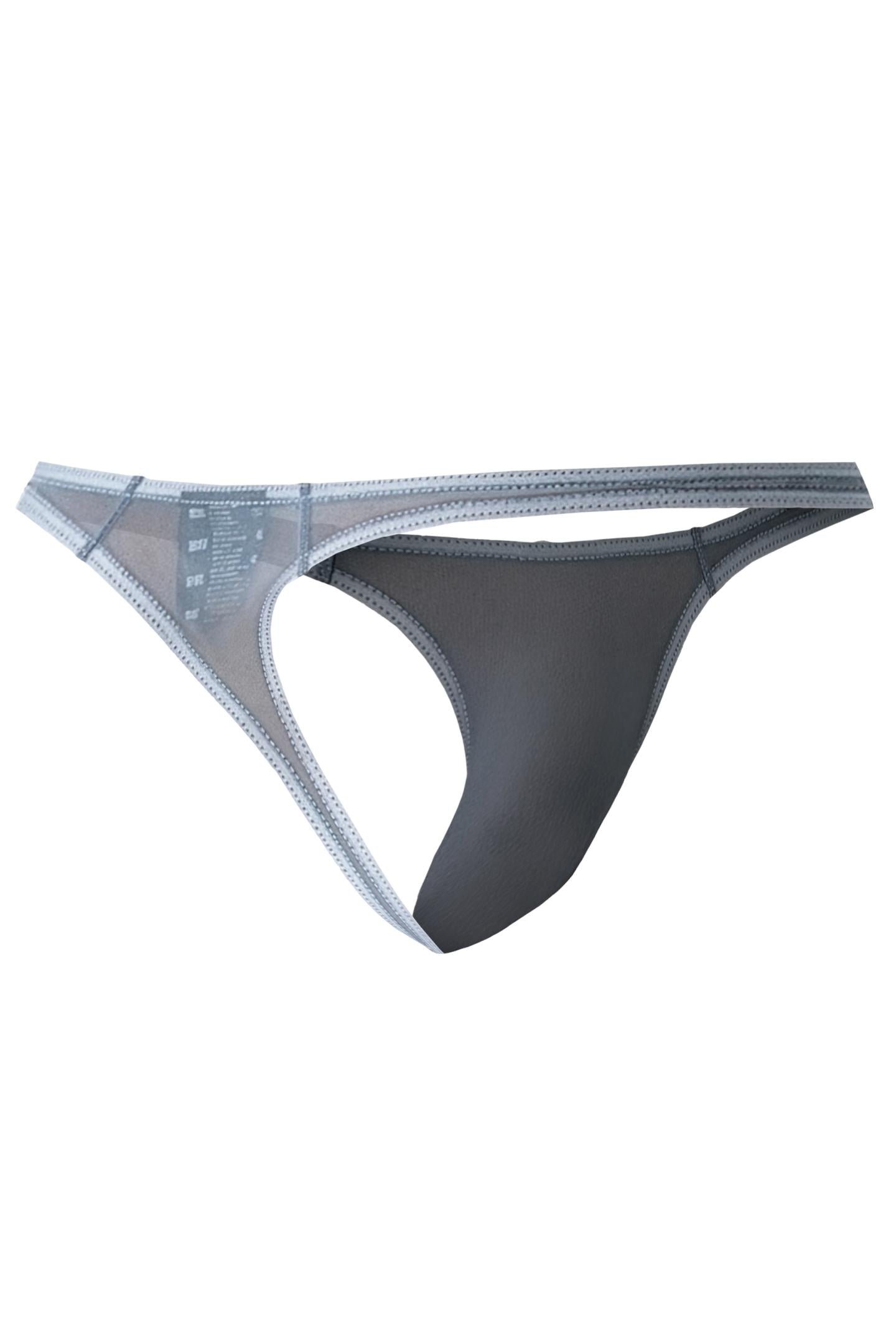 grauer Mesh Brazilian Thong C4MSPX06 - XL-1