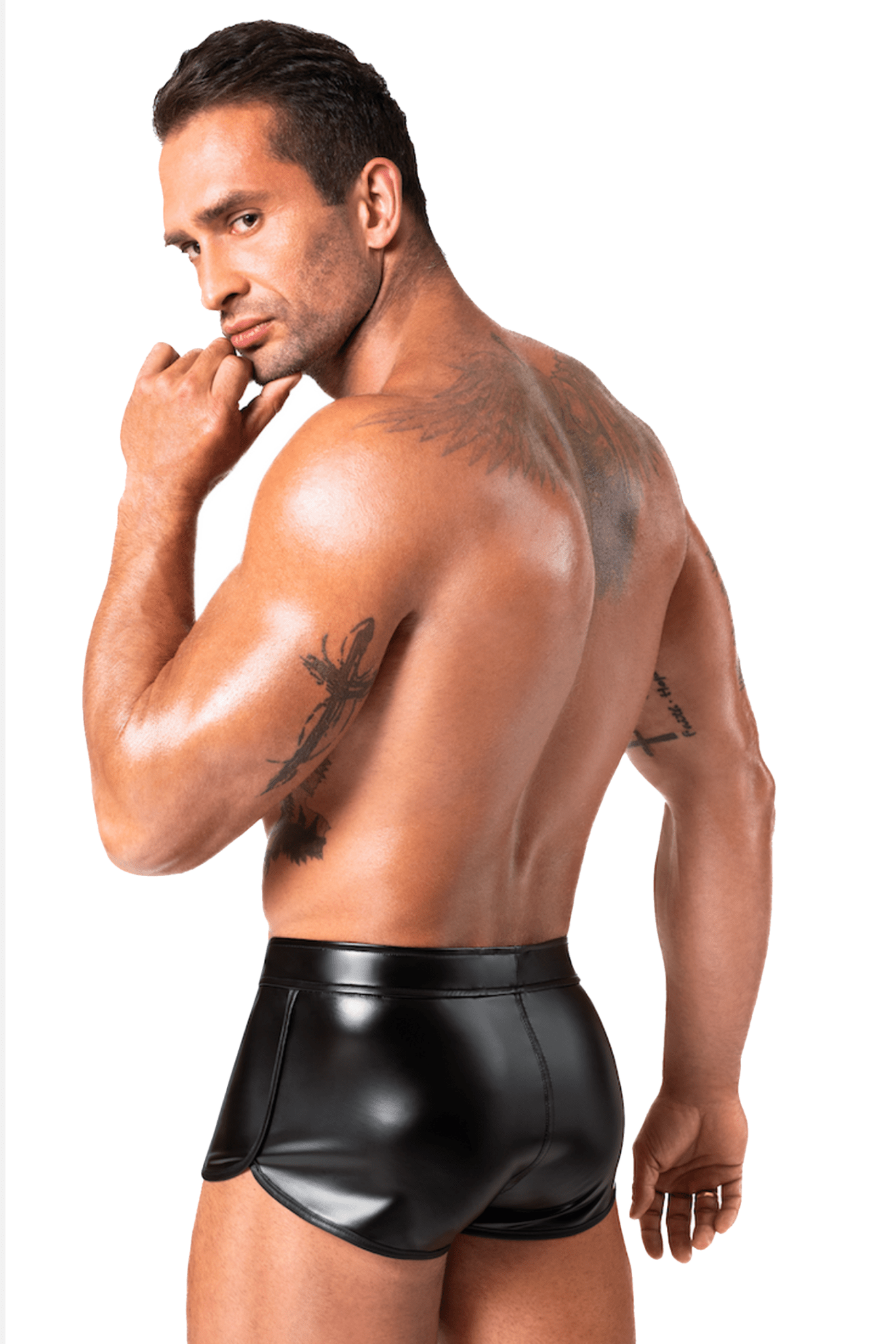 schwarze Shorts H080 - 3XL - Noir Handmade Men - Shop Deutschland Noodosz