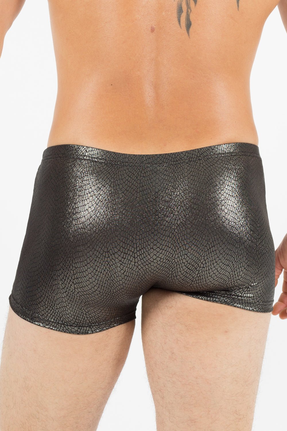 silberner Herren-Boxer Reptile 60-67 S von Look Me - LOOK ME - Shop Deutschland Noodosz