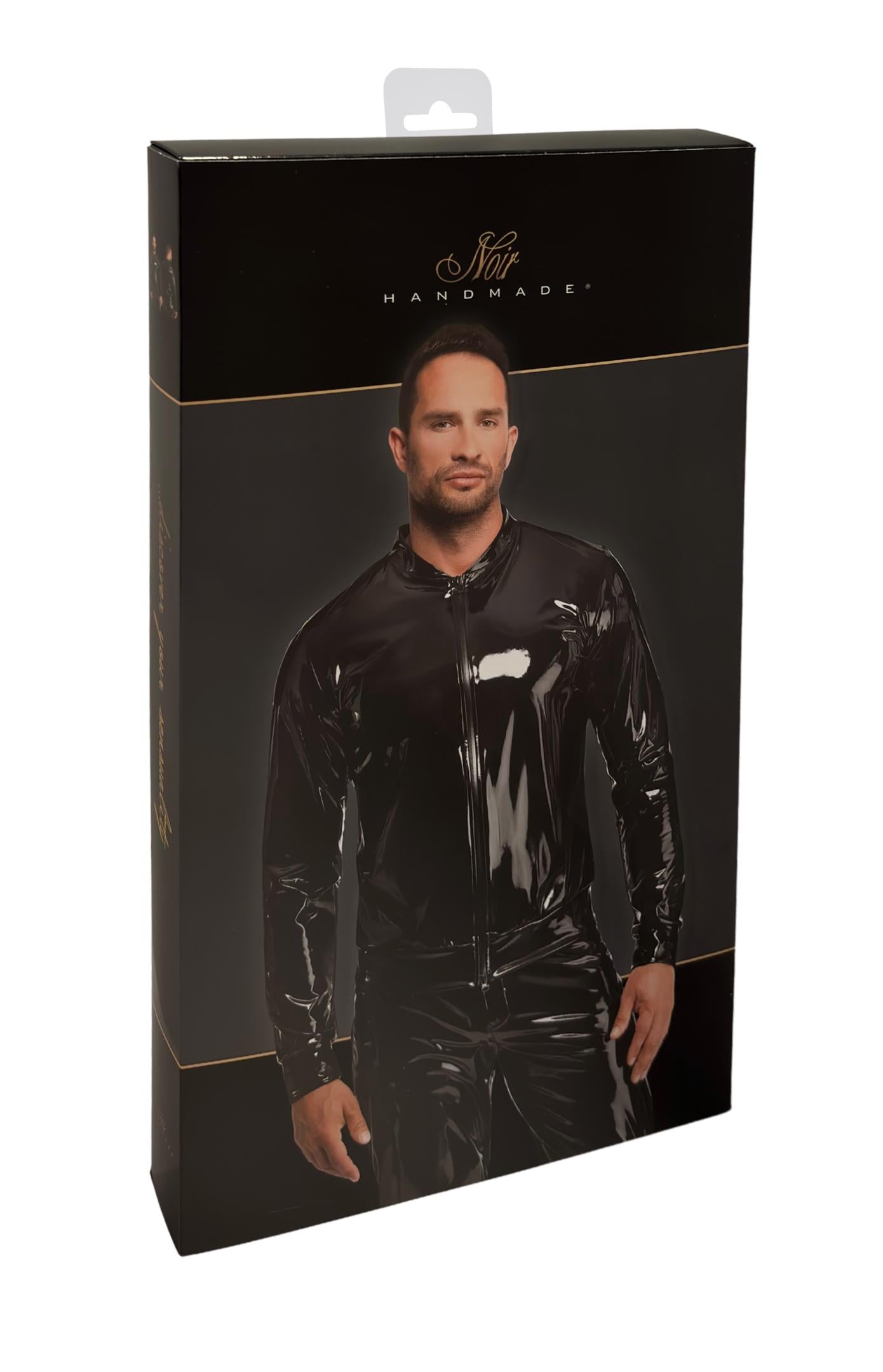 Herren Lack Jacke H092 - 3XL - Noir Handmade Men - Shop Deutschland Noodosz