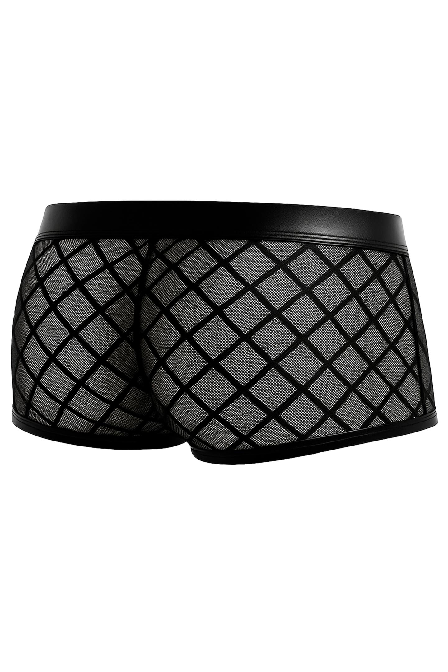 schwarzer Trunk Shorts mit Netz RAV110 - XL-1