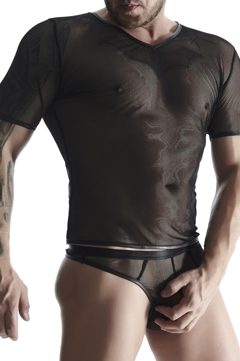T-Shirt TSH008 schwarz - XXL - Regnes Fetish Planet - Shop Deutschland Noodosz