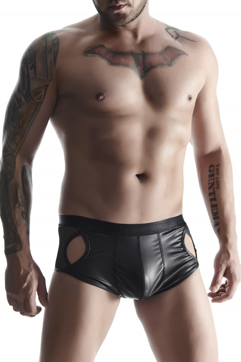 Short SHO004 schwarz - XXL - Regnes Fetish Planet - Shop Deutschland Noodosz