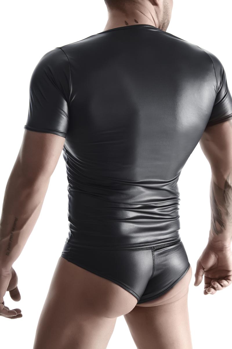 T-Shirt TSH014 schwarz - XXL - Regnes Fetish Planet - Shop Deutschland Noodosz