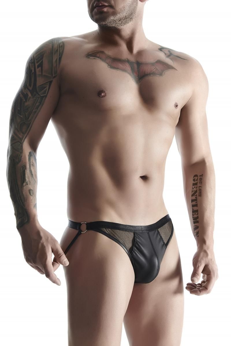 Jock Slip BRI029 schwarz - XXL - Regnes Fetish Planet - Shop Deutschland Noodosz