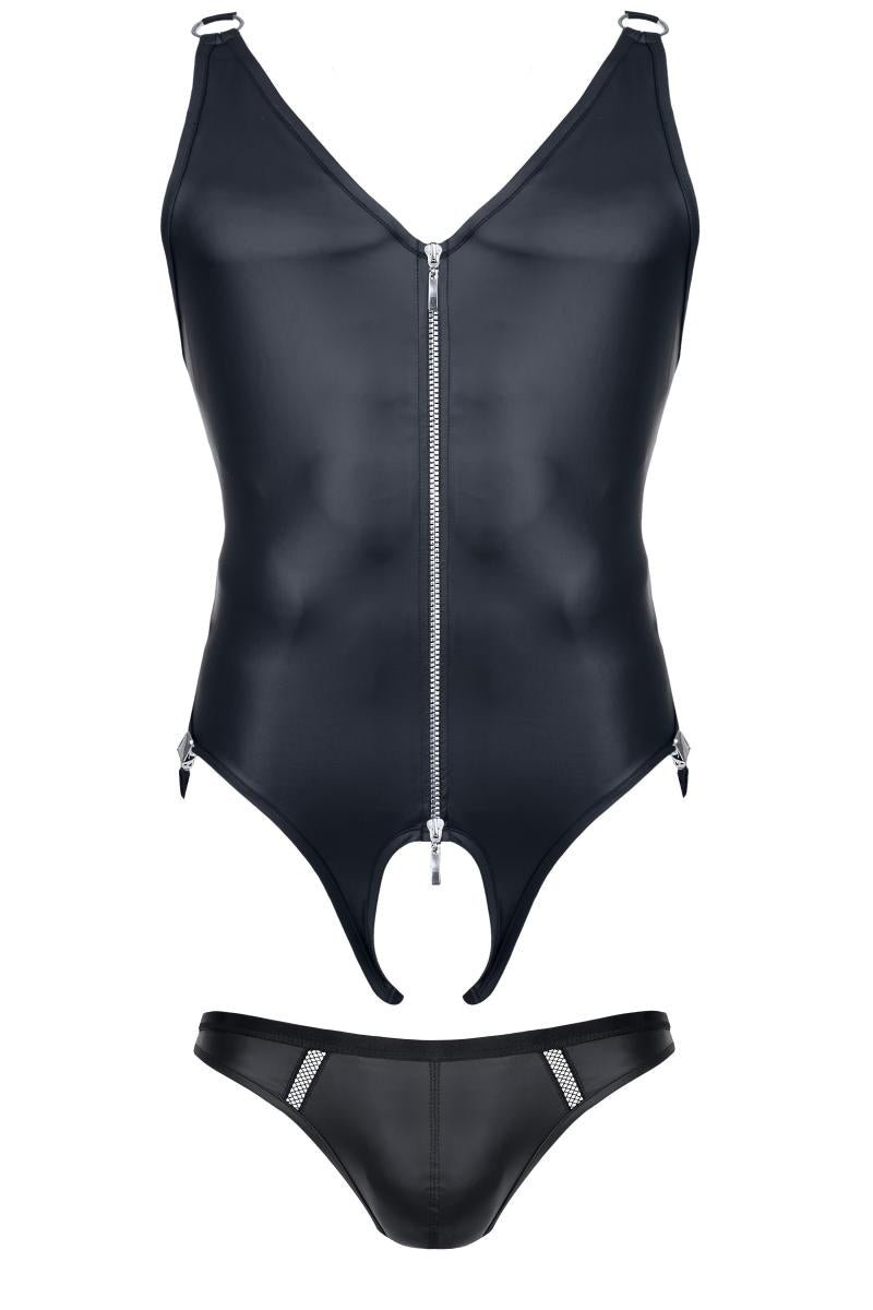 Body-String SET021 schwarz - XXL - Regnes Fetish Planet - Shop Deutschland Noodosz