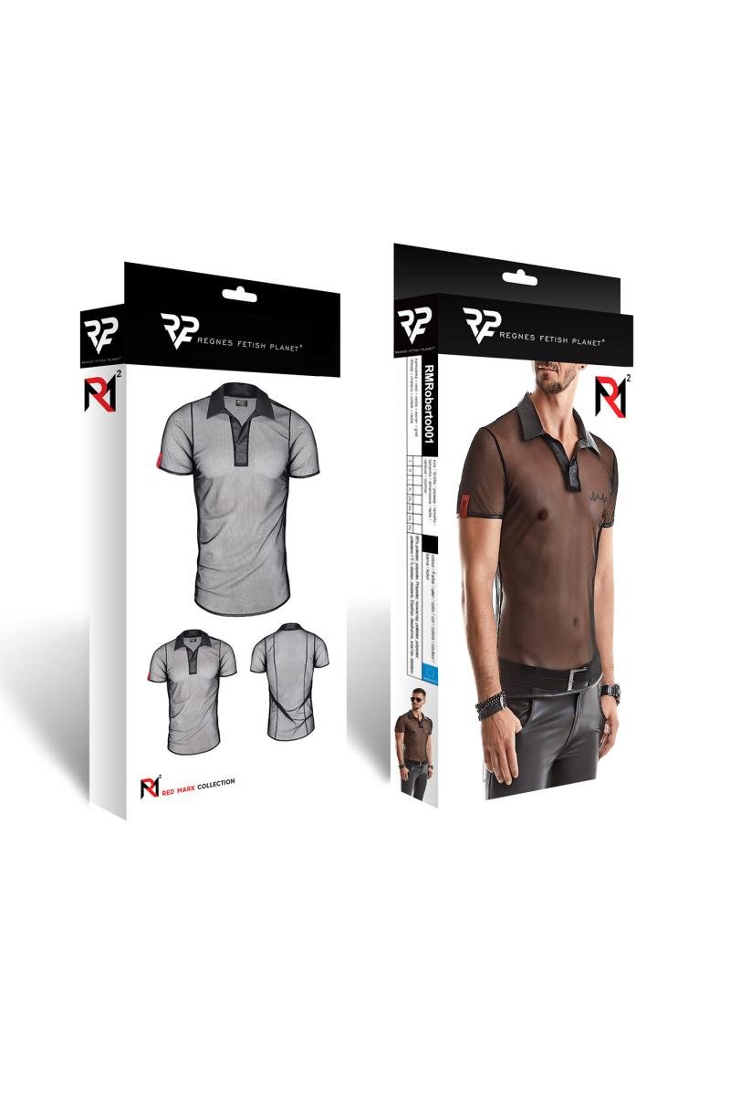 Herren T-Shirt RMRoberto001 schwarz - 5XL - Regnes Fetish Planet - Shop Deutschland Noodosz