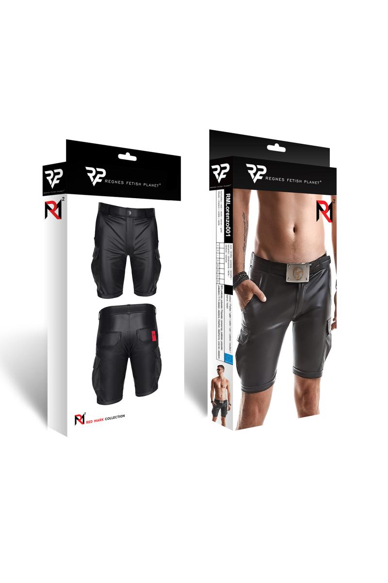 Herren Shorts RMLorenzo001 schwarz - 2XL - Regnes Fetish Planet - Shop Deutschland Noodosz