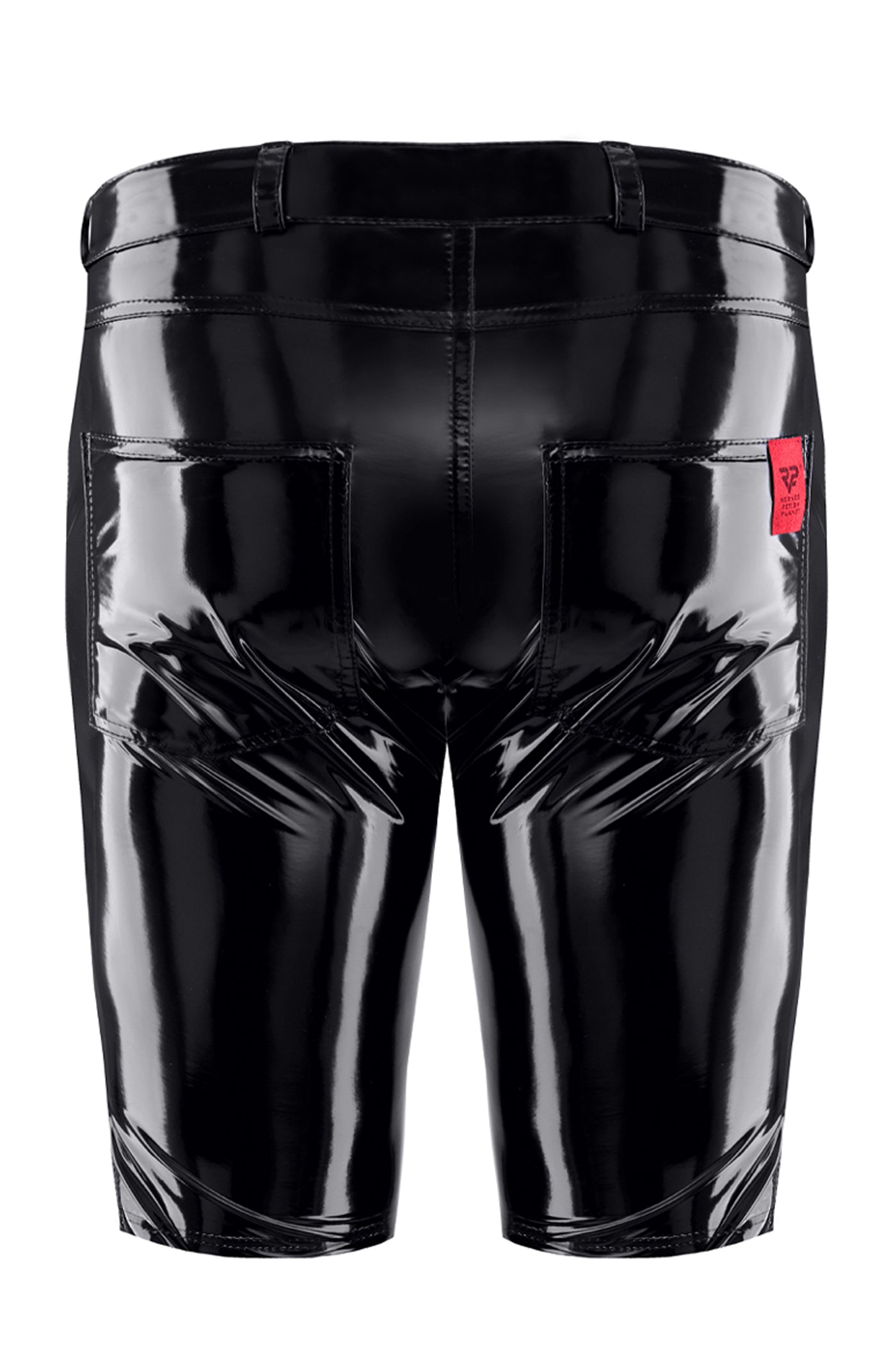 Herren PVC Shorts RMFlavioPVC schwarz - 2XL - Regnes Fetish Planet - Shop Deutschland Noodosz