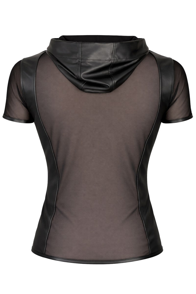 Herren Kapuzen T-Shirt ADGuido001 schwarz - 2XL - Regnes Fetish Planet - Shop Deutschland Noodosz