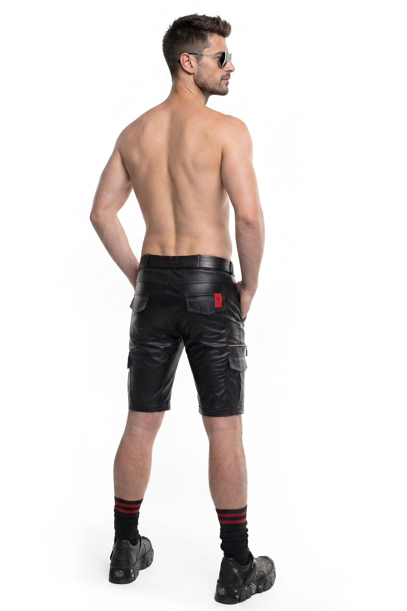 Herren Shorts ADSimone001 schwarz - 2XL - Regnes Fetish Planet - Shop Deutschland Noodosz