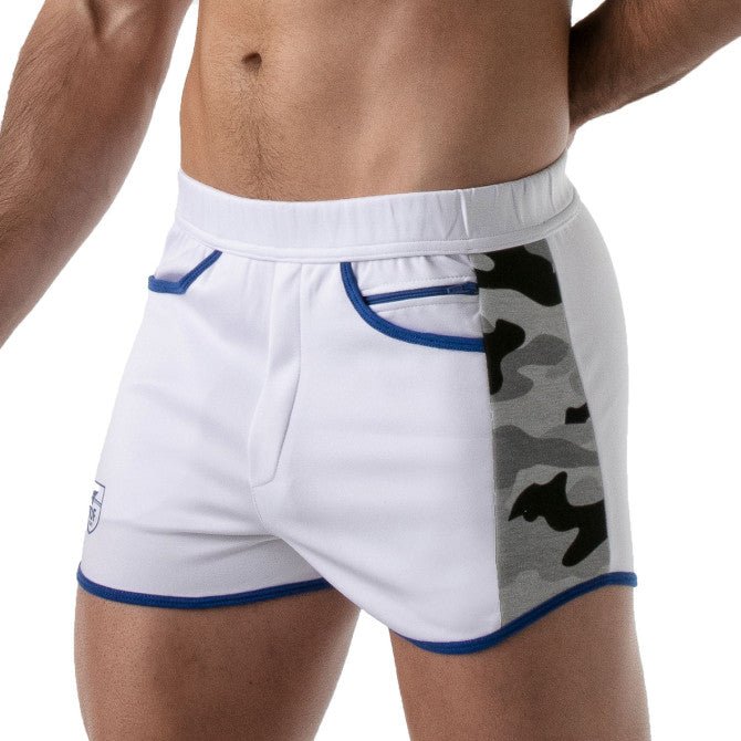 Camo Gym - Shorts Weiß - TOF Paris - Shop Deutschland Noodosz