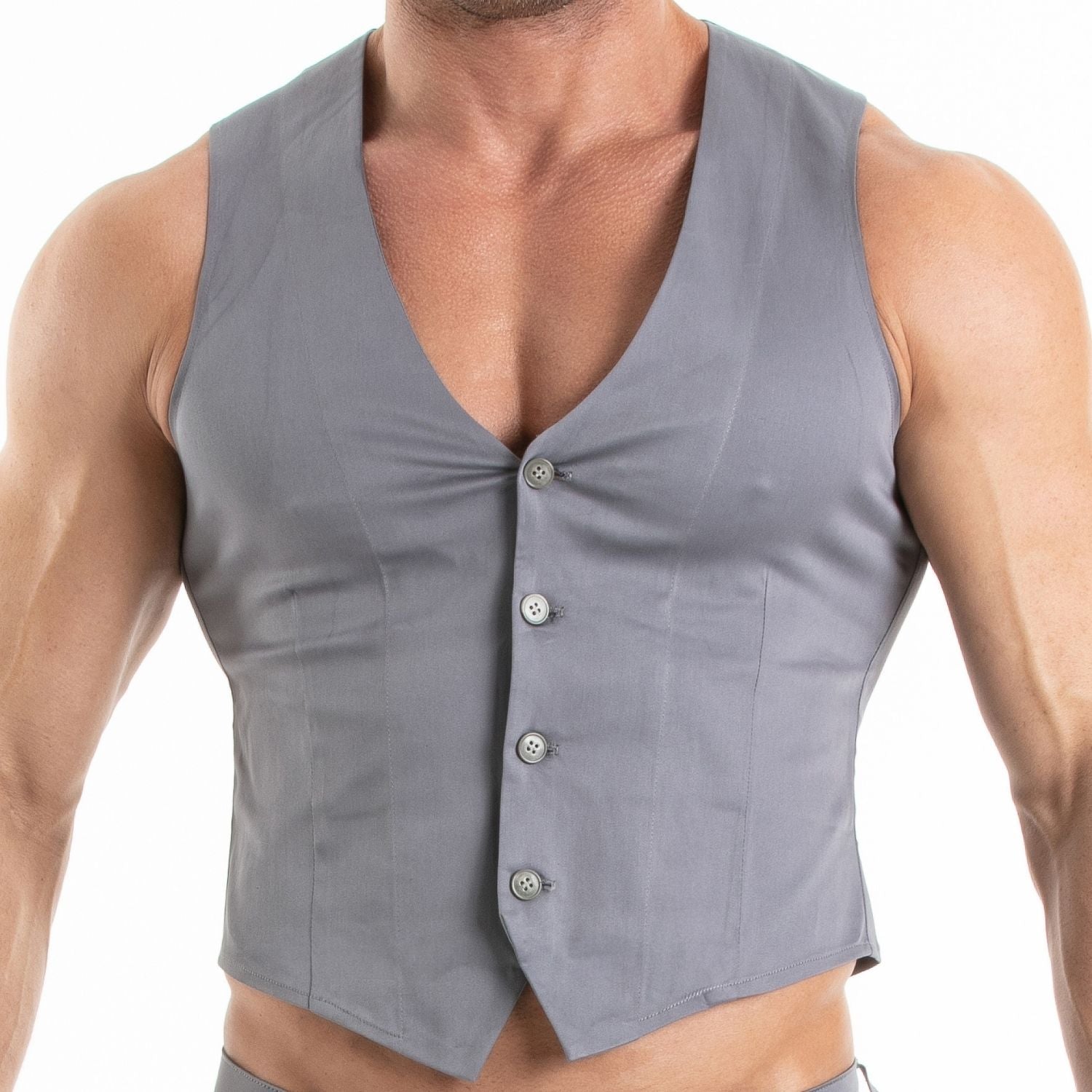 Chino Vest Grey - TOF Paris - Shop Deutschland Noodosz