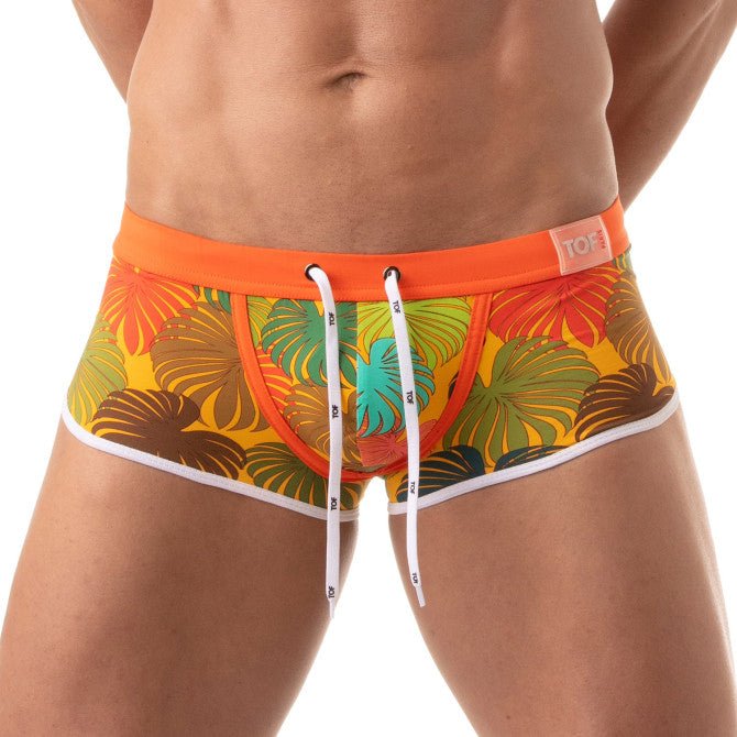 Floral Swim Trunks, Badehose Yellow - TOF Paris - Shop Deutschland Noodosz