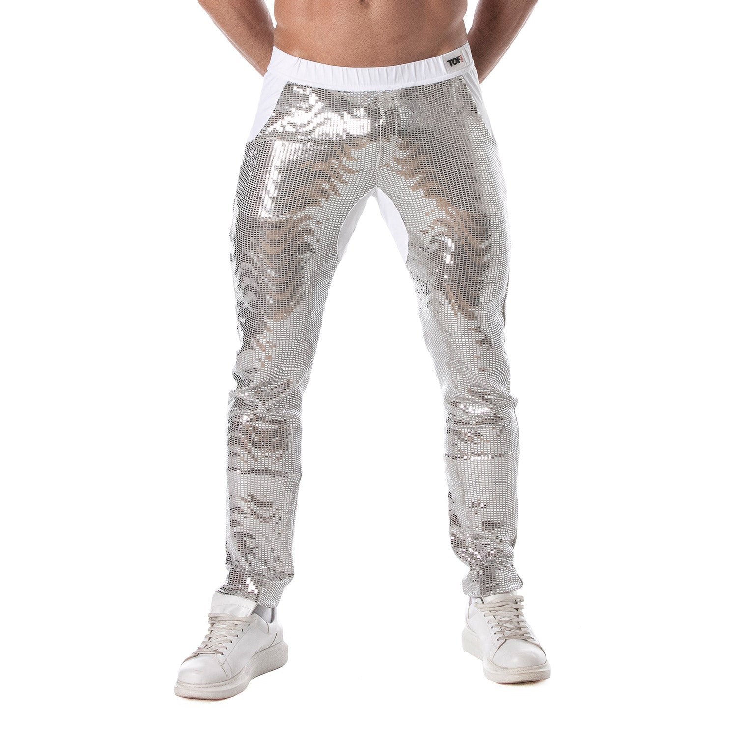 Glitter - Hose Silber – Für Dich, den selbstbewussten Mann - TOF Paris - Shop Deutschland Noodosz