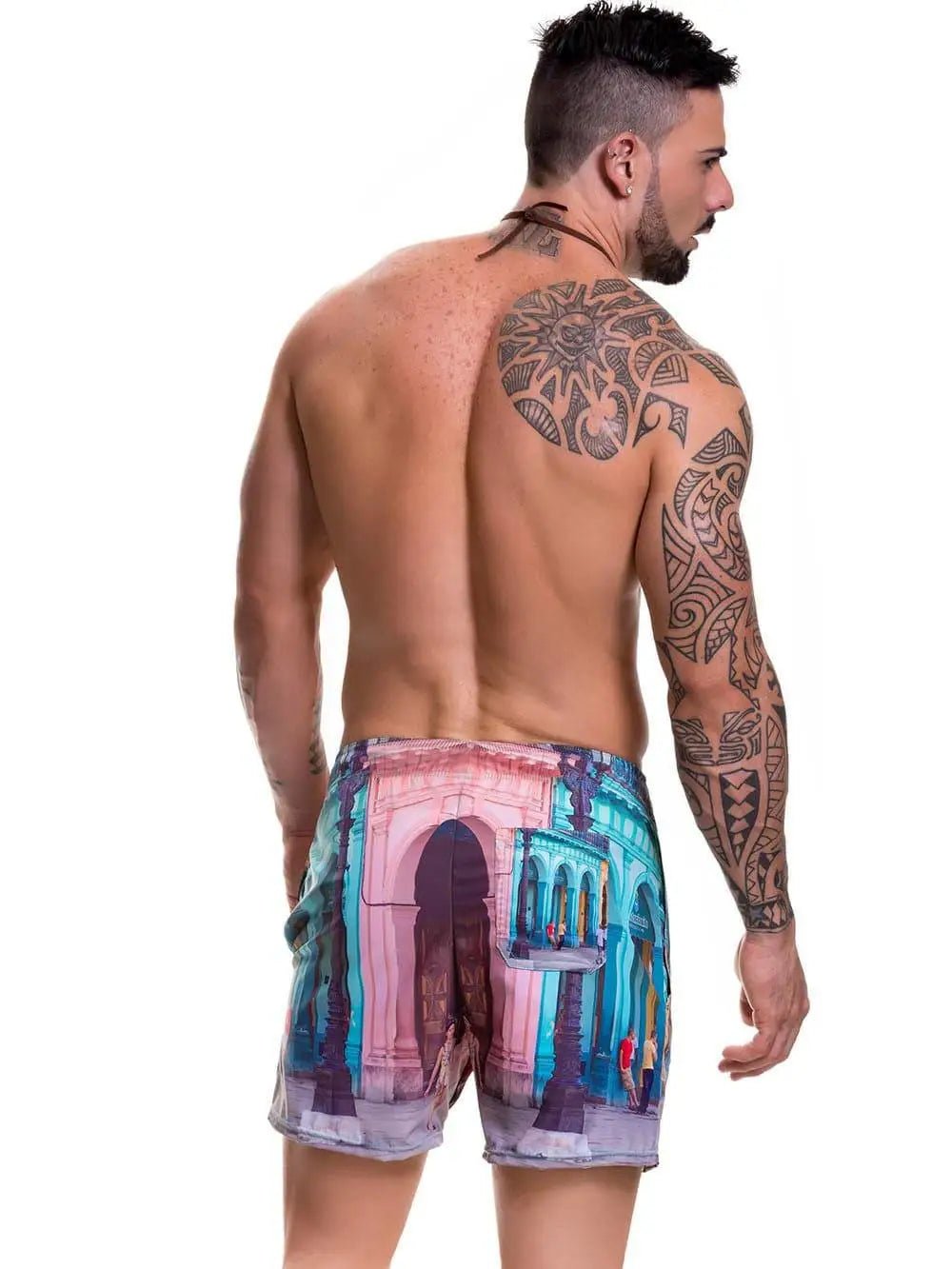JOR 0506 TROPICANA, CIUDAD - Boardshorts Badehose Badeshorts - noodosz JOR 0506 TROPICANA, CIUDAD - Boardshorts Badehose Badeshorts Jor Kleidung & Accessoires:Herrenmode:Bademode nudosz.myshopify.com