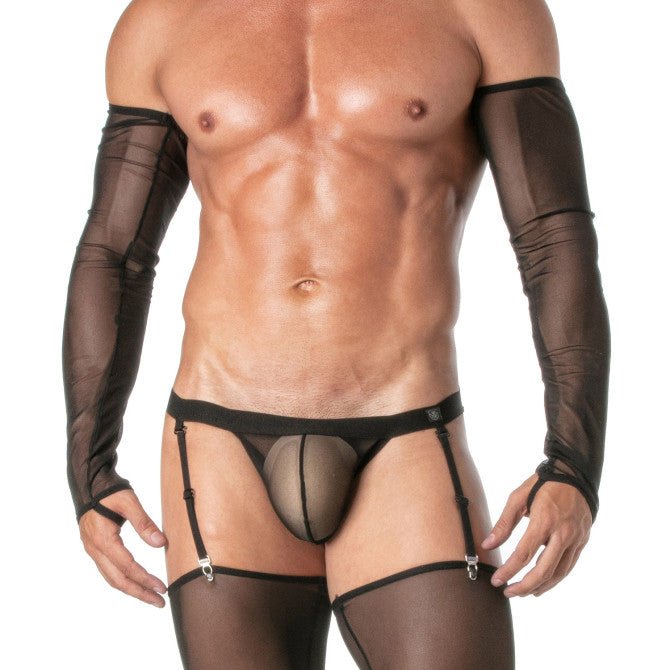 Provokant, transparente Mesh - Langarmshirts für Herren - TOF Paris - Shop Deutschland Noodosz