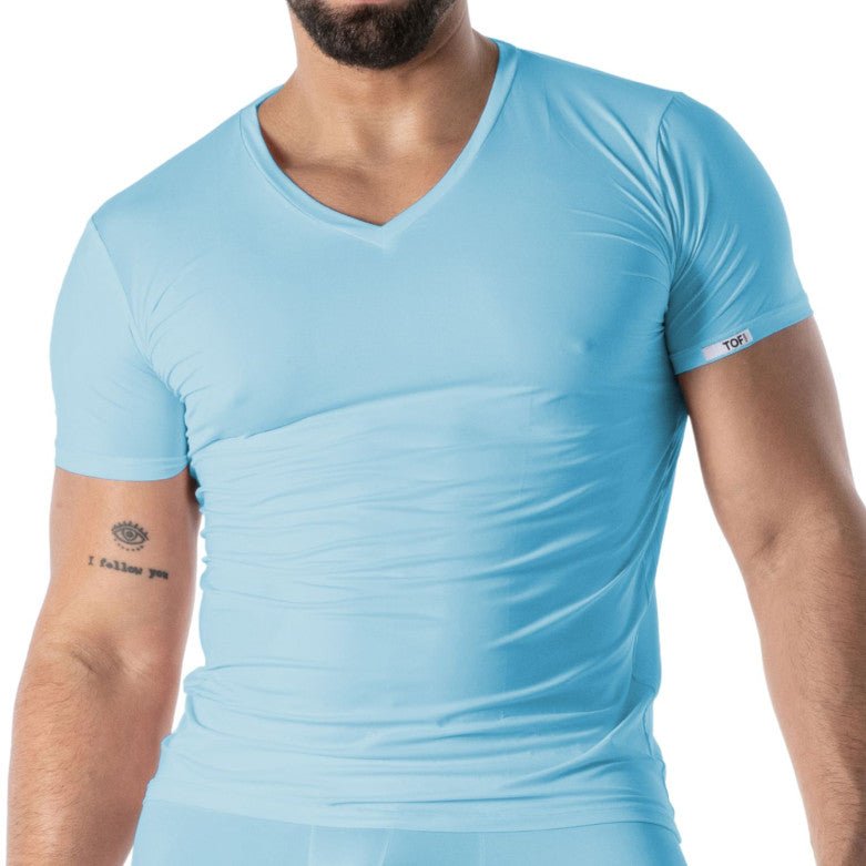 Mon Amour Microfiber T-Shirt Blue - TOF Paris - Shop Deutschland Noodosz