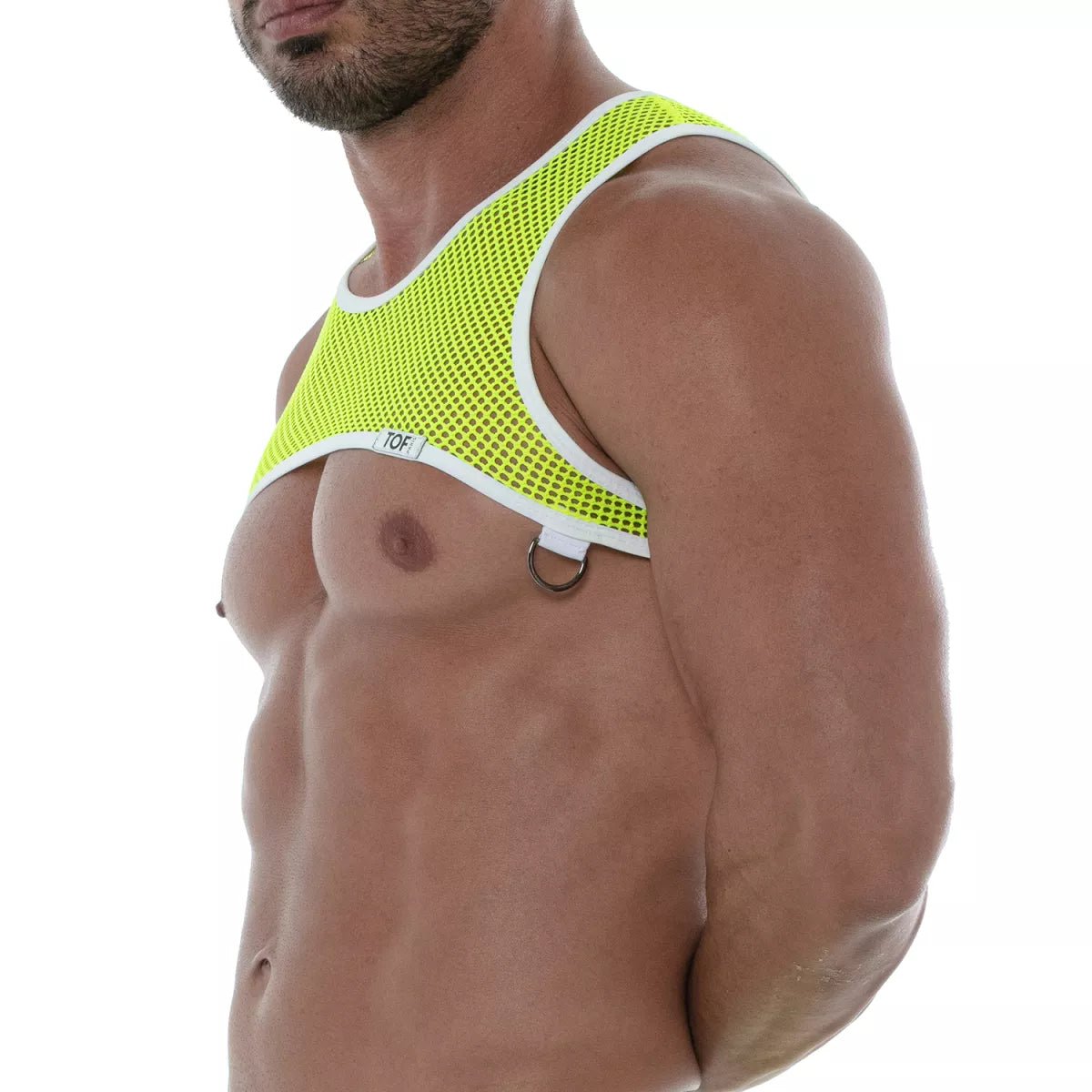 Neon Mesh Harness Gelb - TOF Paris - Shop Deutschland Noodosz