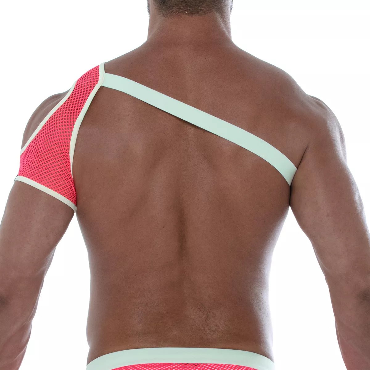 Neon Mesh Schulter-Harness Pink - TOF Paris - Shop Deutschland Noodosz