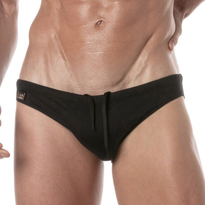Schlichte Mini Badehose, Badeslip – Schwarz - TOF Paris - Shop Deutschland Noodosz