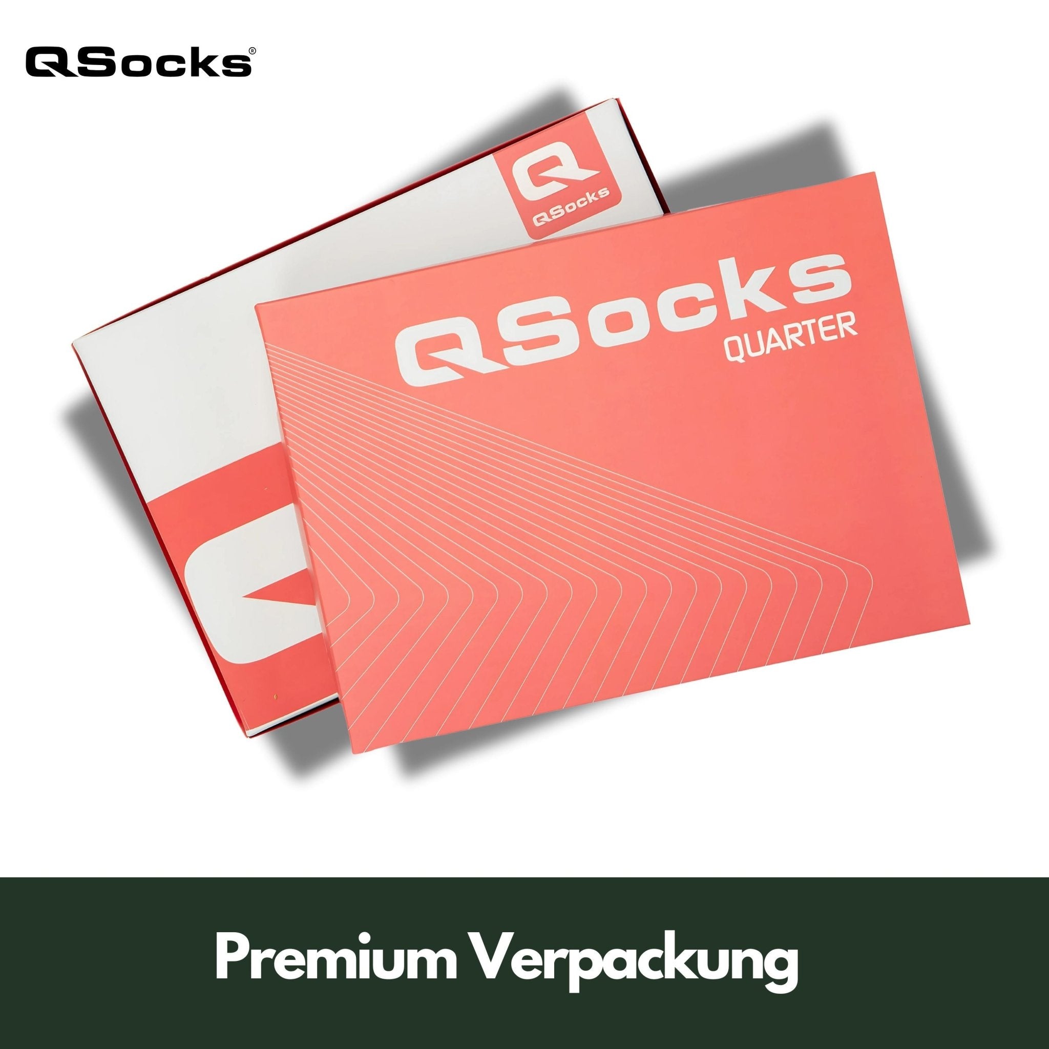Quarter Mittelhohe Socken gepolstert für Damen und Herren 4X Paar - QOLONIA - Shop Deutschland Noodosz