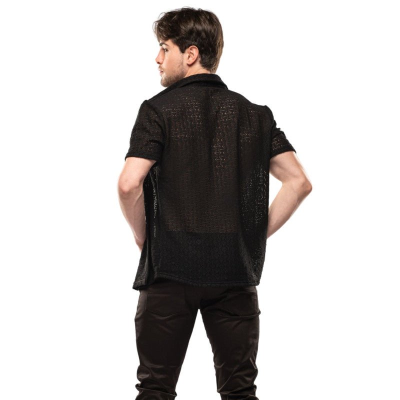 Riviera Kurzarm‑Shirt – Schwarz - TOF Paris - Shop Deutschland Noodosz