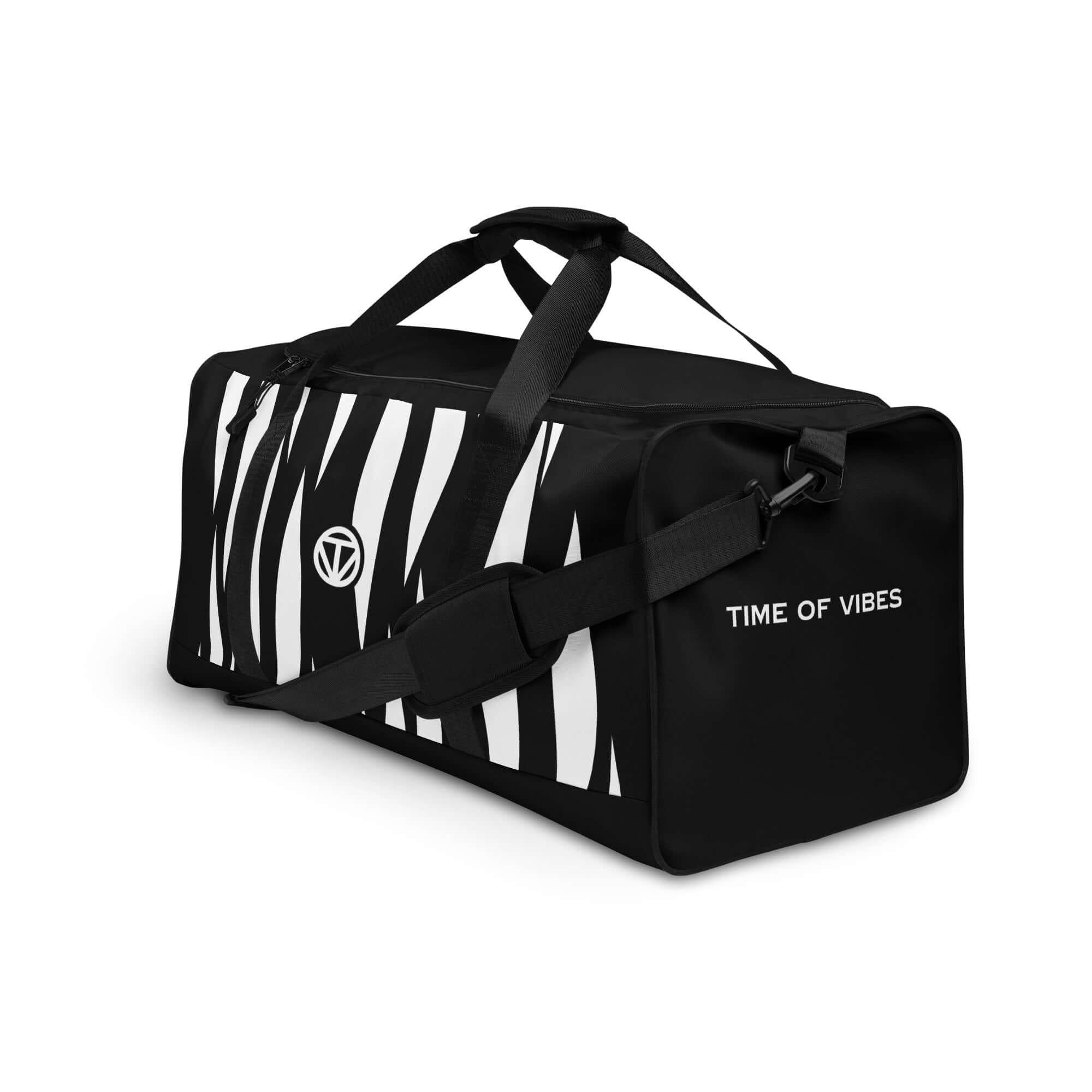 TOV Reisetasche | JUNGLE (Schwarz/Weiß) - Time Of Vibes - Shop Deutschland Noodosz
