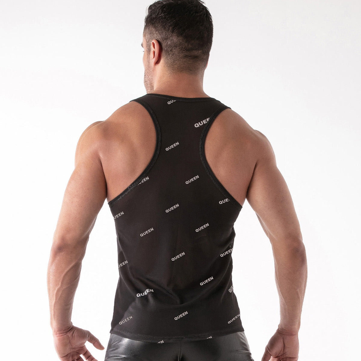 ID Mesh-Tanktop – Queen Schwarz-1