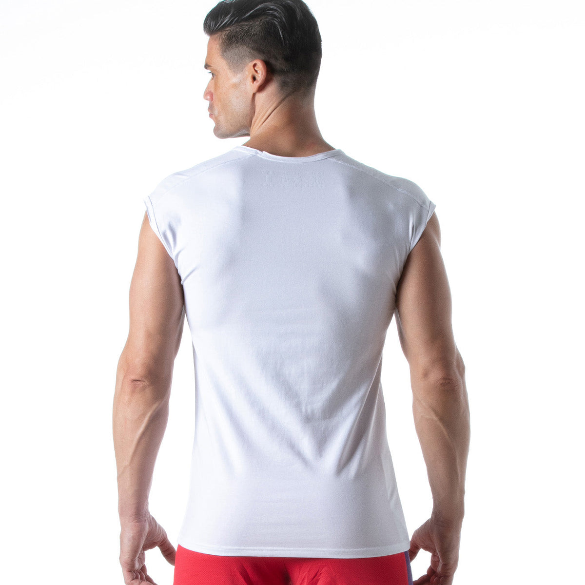 Hero LDR T-Shirt Weiß Lila-1