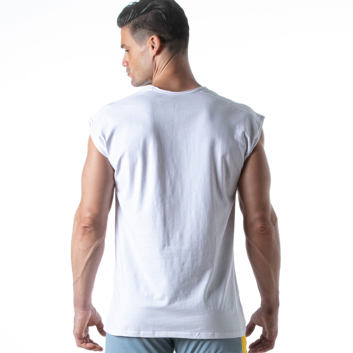 Hero LDR T-Shirt Weiß Gelb-1