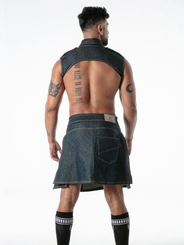Denim Raw Shirt Collar, Harness - TOF Paris - Shop Deutschland Noodosz