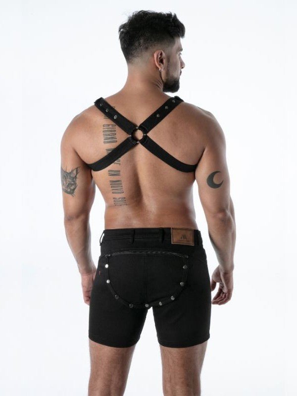 Raw Denim Bulldog Harness - TOF Paris - Shop Deutschland Noodosz