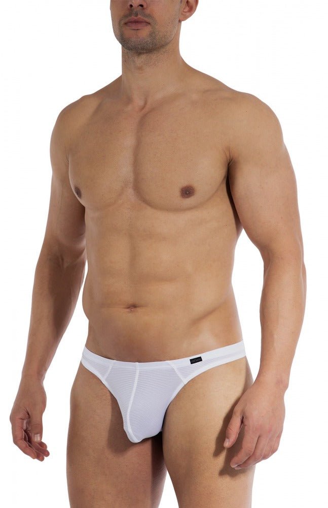Ministring RED1201 – String aus transparenter Ringel-Mikrofaser - Olaf Benz - Shop Deutschland Noodosz
