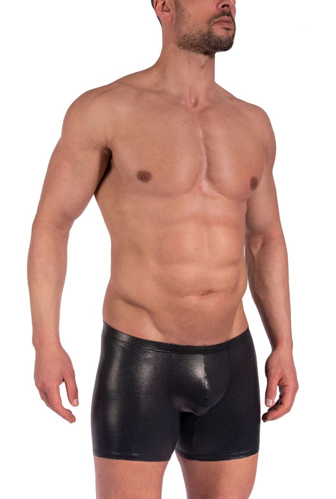 Hip Boxer M2369 schwarz in Schlangenleder-Optik - MANSTORE - Shop Deutschland Noodosz