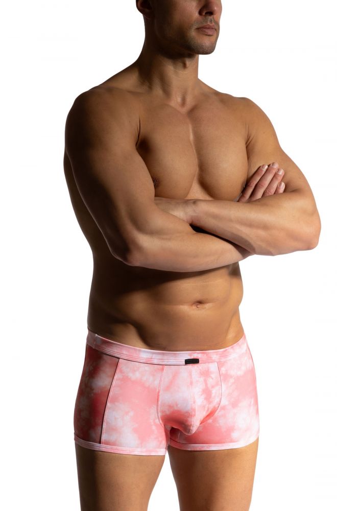 Micro Pants M2472 mit Wolkenprint und transparenten Einsätzen - MANSTORE - Shop Deutschland Noodosz
