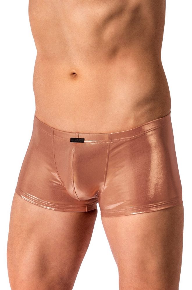 Micro Pants M2614 – kurze Boxershorts in soft Lederoptik - MANSTORE - Shop Deutschland Noodosz