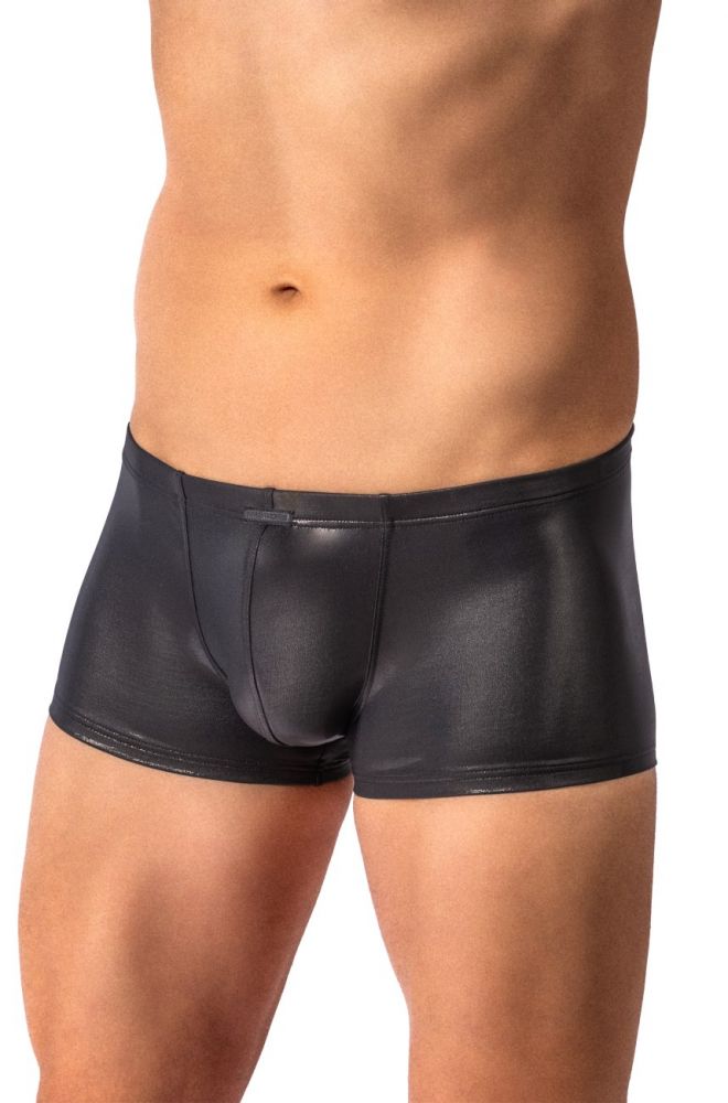 Micro Pants M2614 – kurze Boxershorts in soft Lederoptik - MANSTORE - Shop Deutschland Noodosz