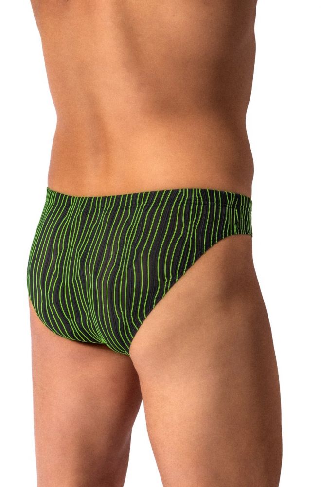 Hip Slip M2615 Schwarz/Lime – leuchtet unter Schwarzlicht - MANSTORE - Shop Deutschland Noodosz