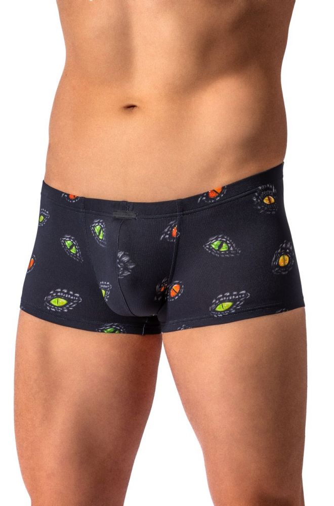 Micro Pants M2622 – kurze Boxershorts mit Drachenaugen-Muster - MANSTORE - Shop Deutschland Noodosz