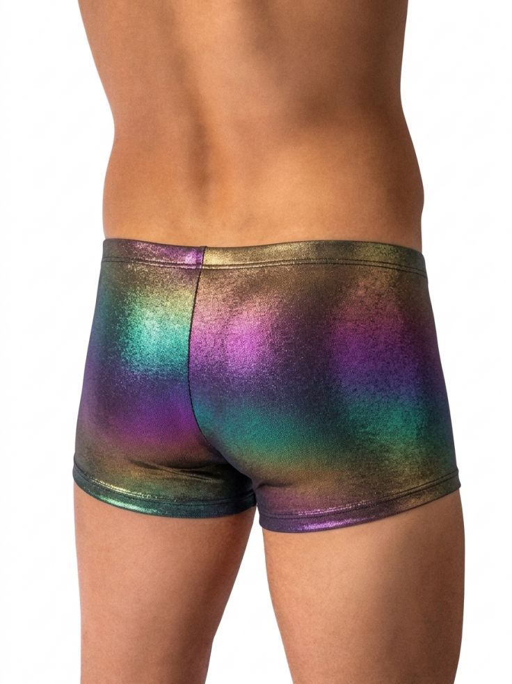 Micro Pants M2618 – kurze Boxershorts im schillernden Oil-Look - MANSTORE - Shop Deutschland Noodosz