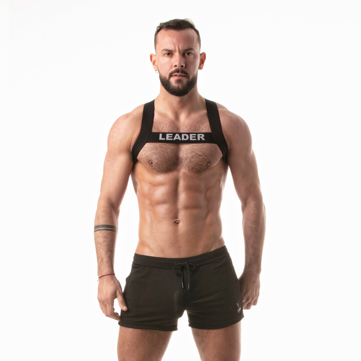 Klassisches Fetisch-Harness Schwarz-2